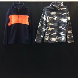 2 Boys Small 5/6 EST. 1989 Place Zipper Fleeces.